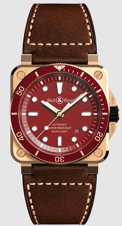 Bell & Ross BR 03-92 DIVER RED BRONZE BR0392-D-R-BR/SCA Replica Watch